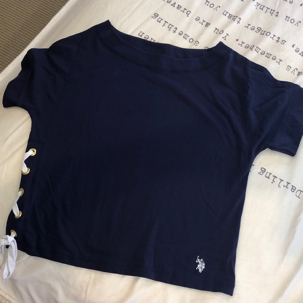 Short sleeve navy U.S. Polo Assn. t-shirt